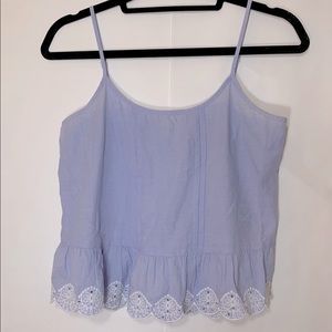 Scallop Hemmed Tank Top